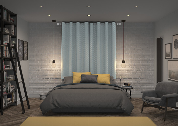 Full Stop, Smoke - Made to Measure Curtains - Image 7